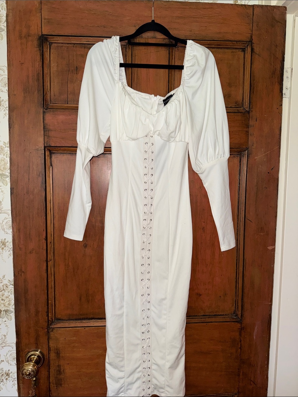 Long sleeve corset dress NWT